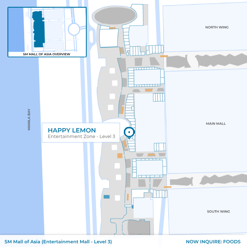 Happy Lemon - SM MOA - Entertainment Mall - Level 3